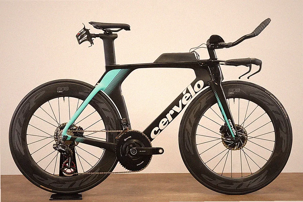 2020 54cm Cervelo P5 Dura-Ace Di2 Zipp 808 NSW Carbon TT Triathlon Disc Bike