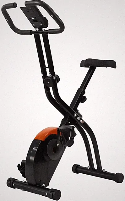 5-in-1 Foldable Exercise Bike with 16 Levels, Resistance Bands & Adjustable Seat