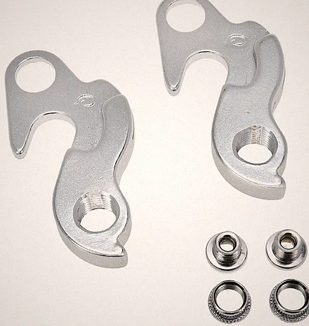 Bike Derailleur Hanger Set with Bolts for Cyclocross, Mountain, Road Bikes