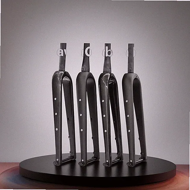 Carbon Gravel Road Bike Fork Cyclocross Bicycle Forks 700*45C 12x100mm Disc Ma5E