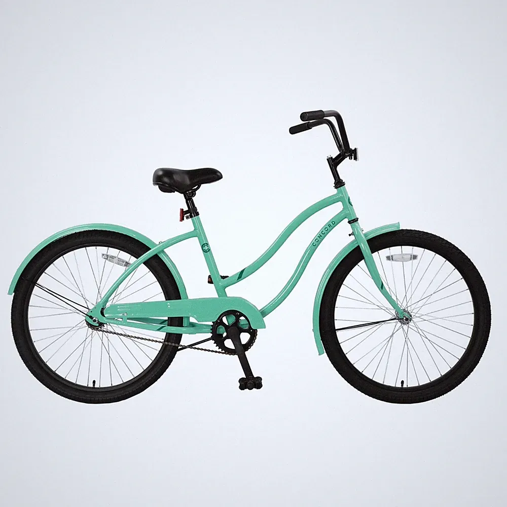 Concord Bikes 24" Pacifica Cruiser Bicycle, Fits Riders 4'6" - 5'6", Teen