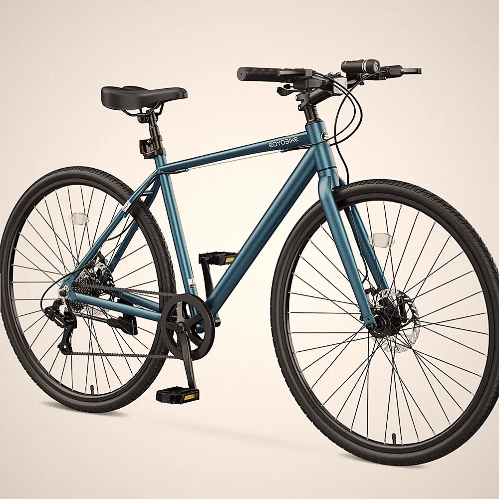 EOYOBIKE 700C(29in) Aluminum Bike 8-Speed Disc Brakes Urban Commuter Bicycle