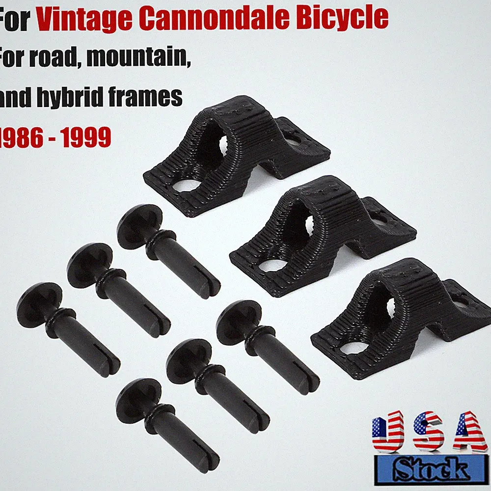 For Vintage Cannondale Road Bicycle 1986-99 Top Tube Cable Guide Kit 5mm Housing