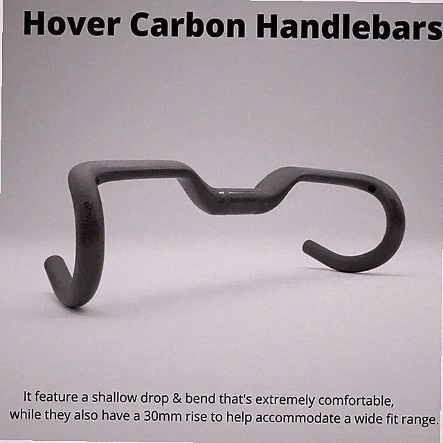 Full Carbon Integrated Gravel Handlebar Internal Cable Routing 400/420/440mm Bar