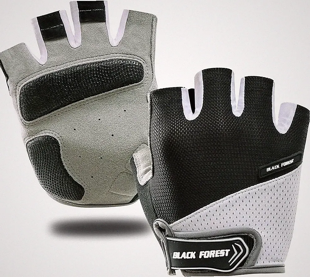 Half Finger Breathable Road Bicycle Gloves Anti Slip 5mm Gel Pad Shock Gloves US