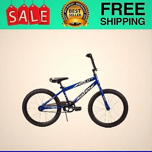 Huffy 20" Rock It Kids Bicycle, for Kids Ages 5+, Child, Blue