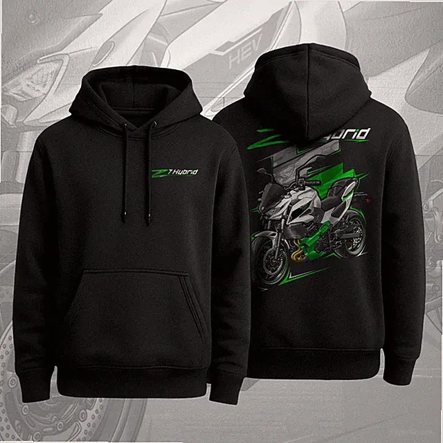 Kawasaki Z7 Hybrid 2024-2025 Motorcycle Hoodie for Riders