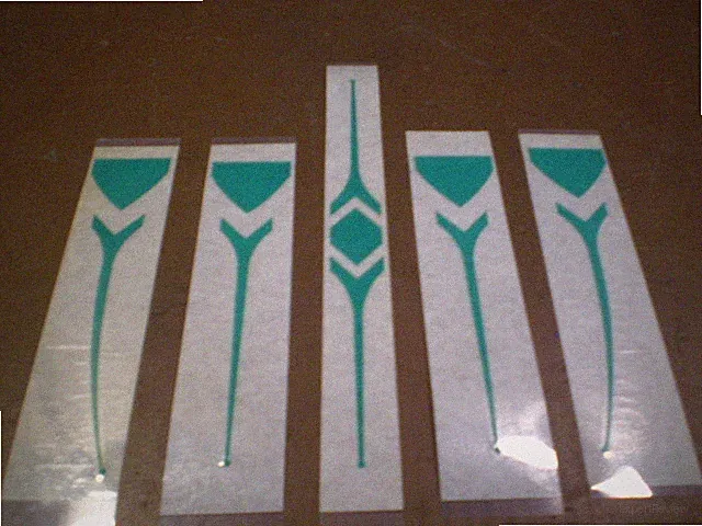 Mint Columbia 5 Star RX5 Cruiser Bicycle Peel & Apply Decal Set RAT