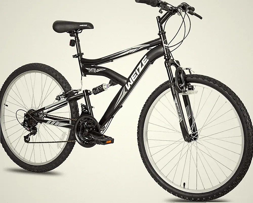 Mountain Bike, 26 27.5 inch Outdoor Hybrid Bike,18-Speed/High-Carbon Steel/Dual