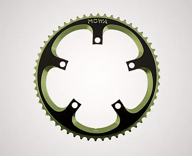 Mowa Road Cyclocross Gravel Folding Bike Chainring 56T BCD130 Green