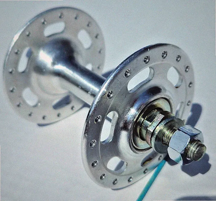 NOS Shimano Road Touring Bicycle Front Hub 36H 5/16" Axle High Flange Schwinn