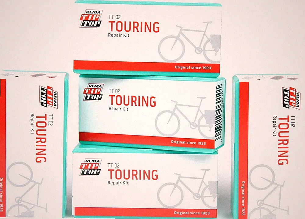 Rema Tip Top TT02 Touring Bicycle Tube Repair Patch Kits #22 (5 Pack)