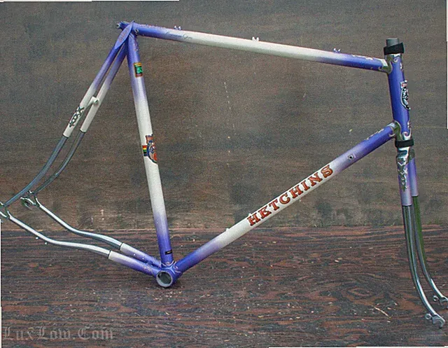 Vintage Hetchins Vibrant Magnum Opus RoadBike FRAME FORK 531 Bob Jackson Bicycle