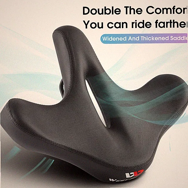 WEST BIKING Widen Ergonomic Bicycle Saddle Soft Cushion Cycling Bike Seat Saddle