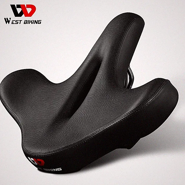 WEST BIKING Widen Ergonomic Cycling Saddle Comfort Cushion MTB Bike Seat Saddle
